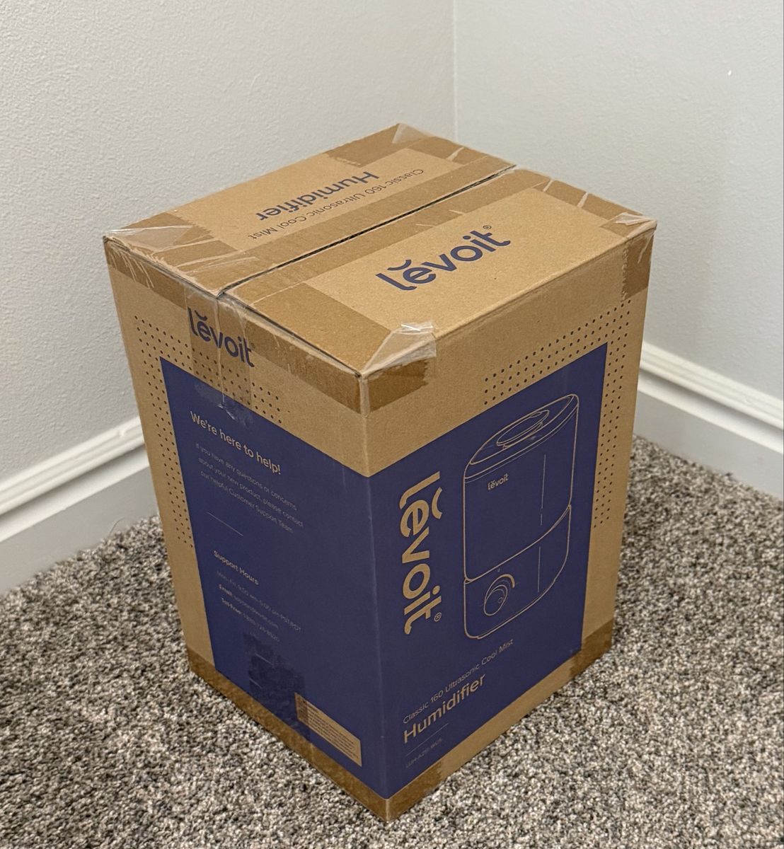 Levoit Classic 160 Ultrasonic Cool Mist Humidifier sealed in box