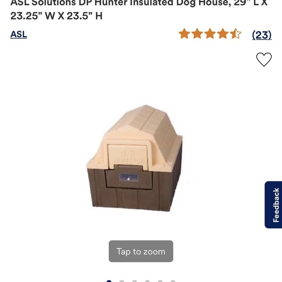 Small/Medium Insulated Dog House
