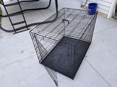 Dog Crate - 42"L x 28"W x 30"H Home Training System