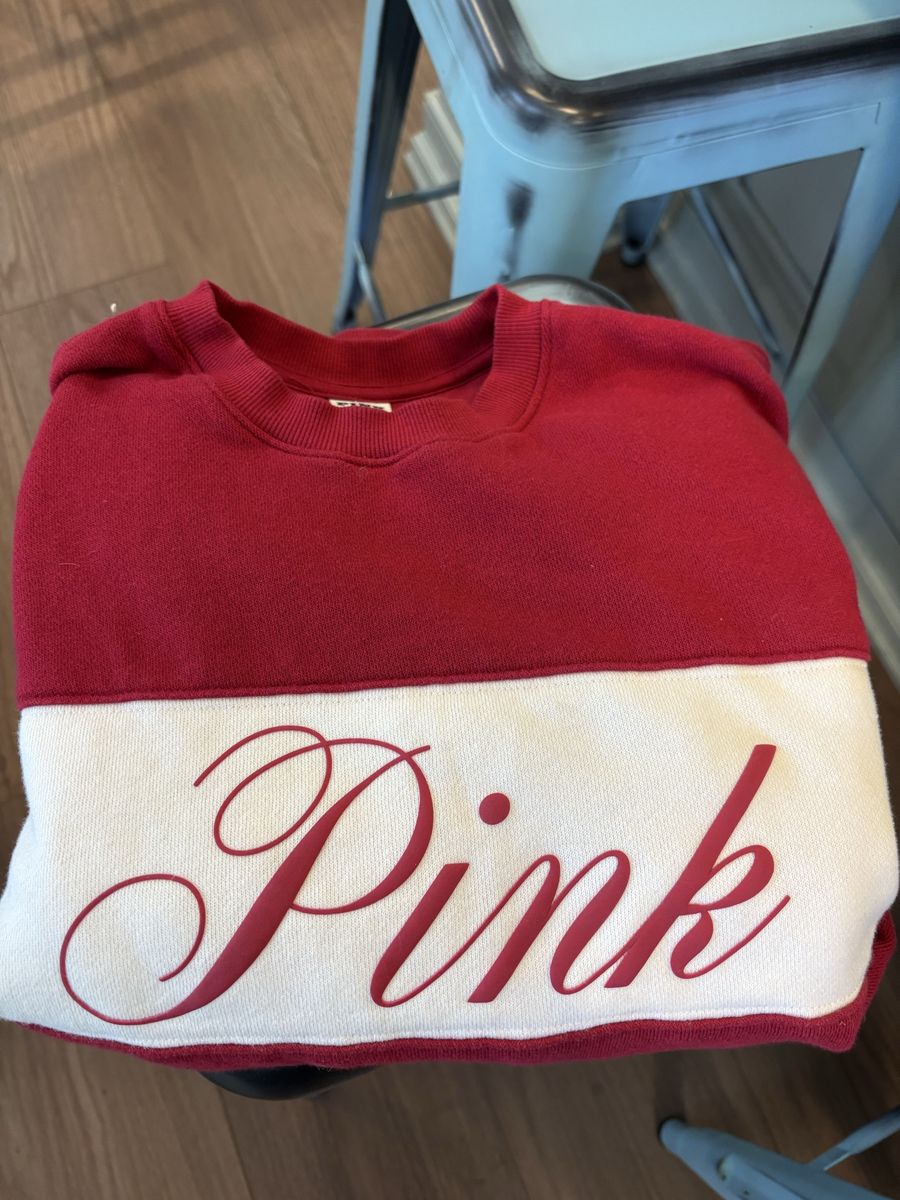 Women’s Pink XS Rugby Style Sweatshirt