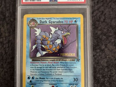 Dark Gyarados Prerelease 8 PSA 9