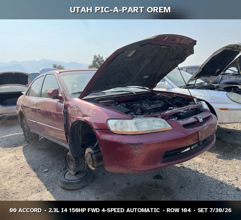 Just In! 2000 Honda Accord Parts - UTPAP Orem