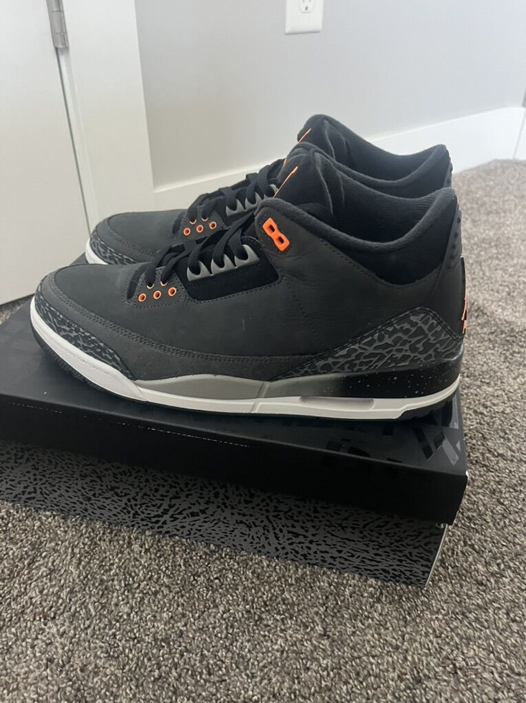 Jordan 3 Retro Fear 2023  Mens Size 11.5-NEW