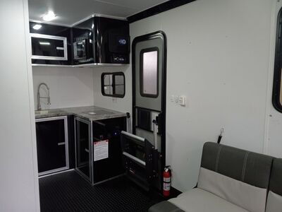 22FK 8.5x22 enclosed cargo toy hauler travel trailer Stealth 2026