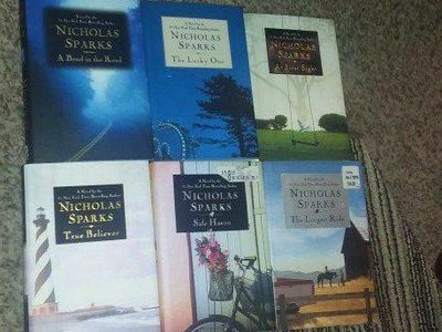 .SPEND THE ENDLESS DAYS OF SUMMER WITH NICHOLAS SPARKS...6 HARDBACK NOVELS FOR MANY DELIGHTFUL HOURS OF READING!