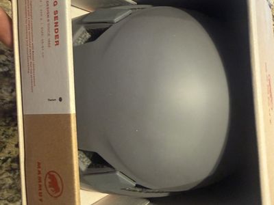 Mammut Crag Sender Helmet and Petzl Via Ferrata Climbing Gear Set Size Large - New