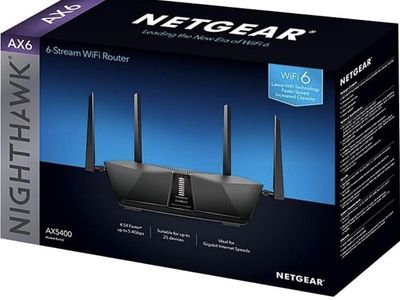 Nighthawk AX6 AX5400 6-stream Wifi Router (Rax50)