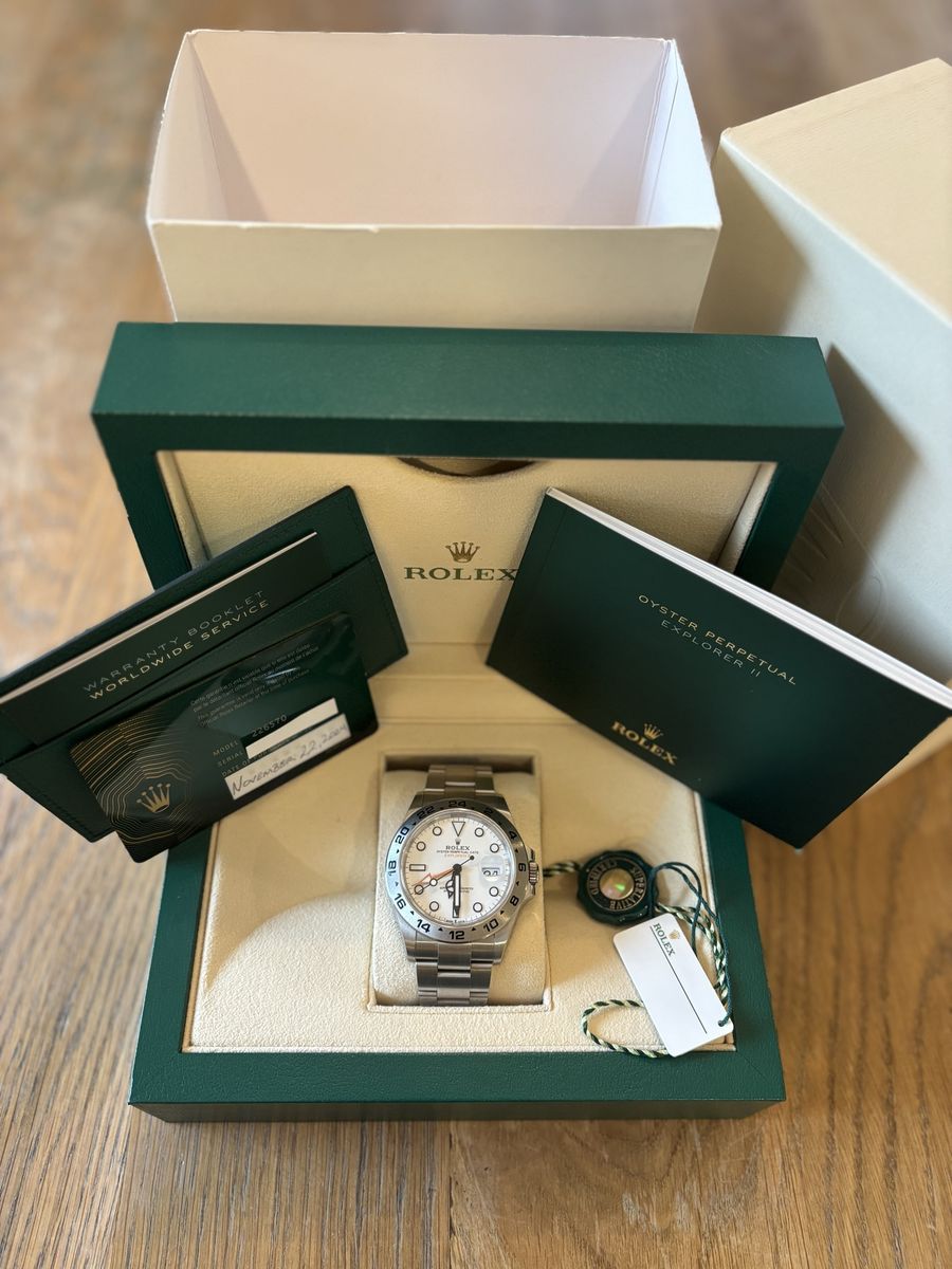 Rolex Explorer II Ref 226570 42mm “Polar” Dated 11-2024