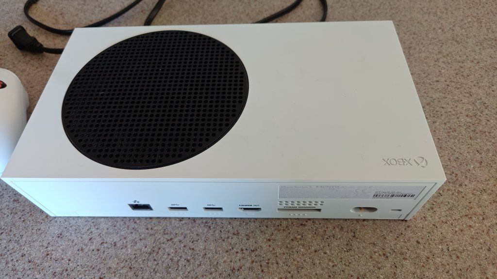 XBox Series S console with controller