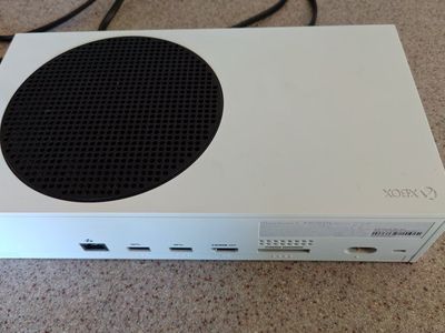XBox Series S console with controller