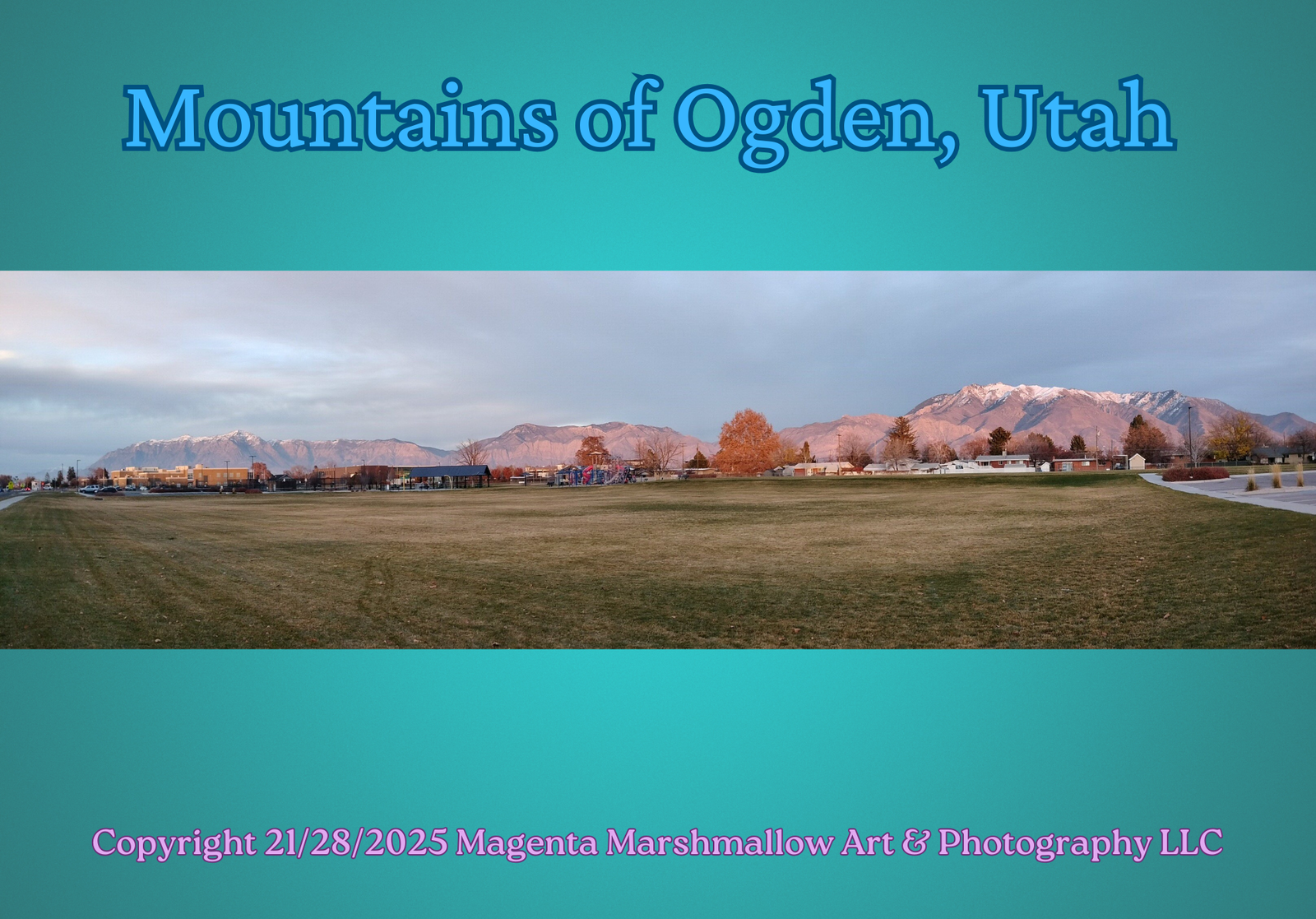 Mountains of Ogden, Utah - canvas print