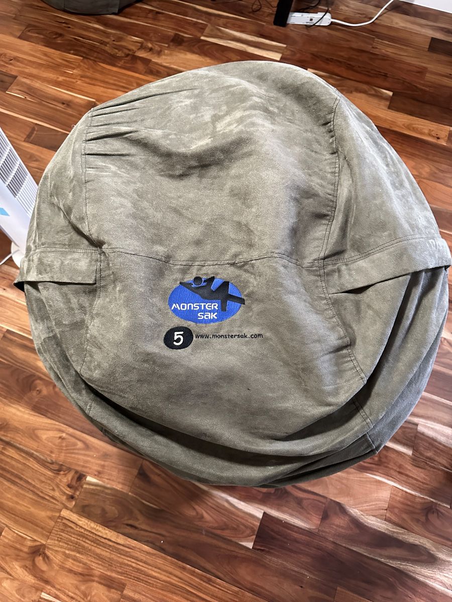 Two Monster Sak Memory Foam Bean Bags – Super Comfy!