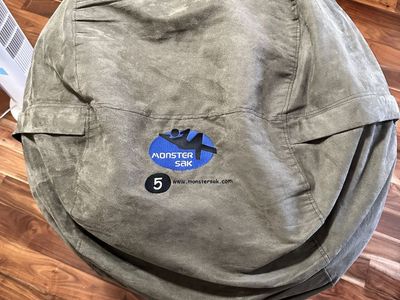 Two Monster Sak Memory Foam Bean Bags – Super Comfy!