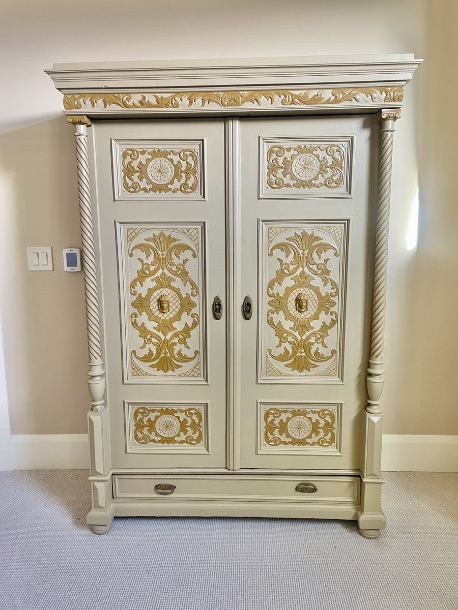 Antique Austrian Bedroom Set (1890s) – Statement Pieces – Must Sell