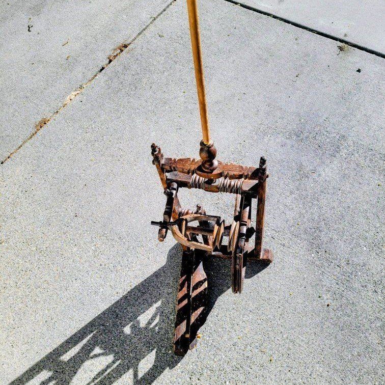 Wood Spinning Wheel
