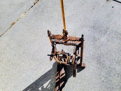 Wood Spinning Wheel