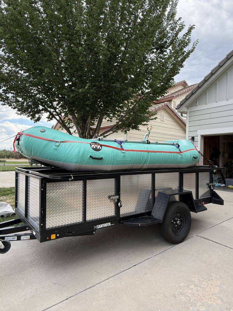 Whitewater Raft, trailer and gear for sale