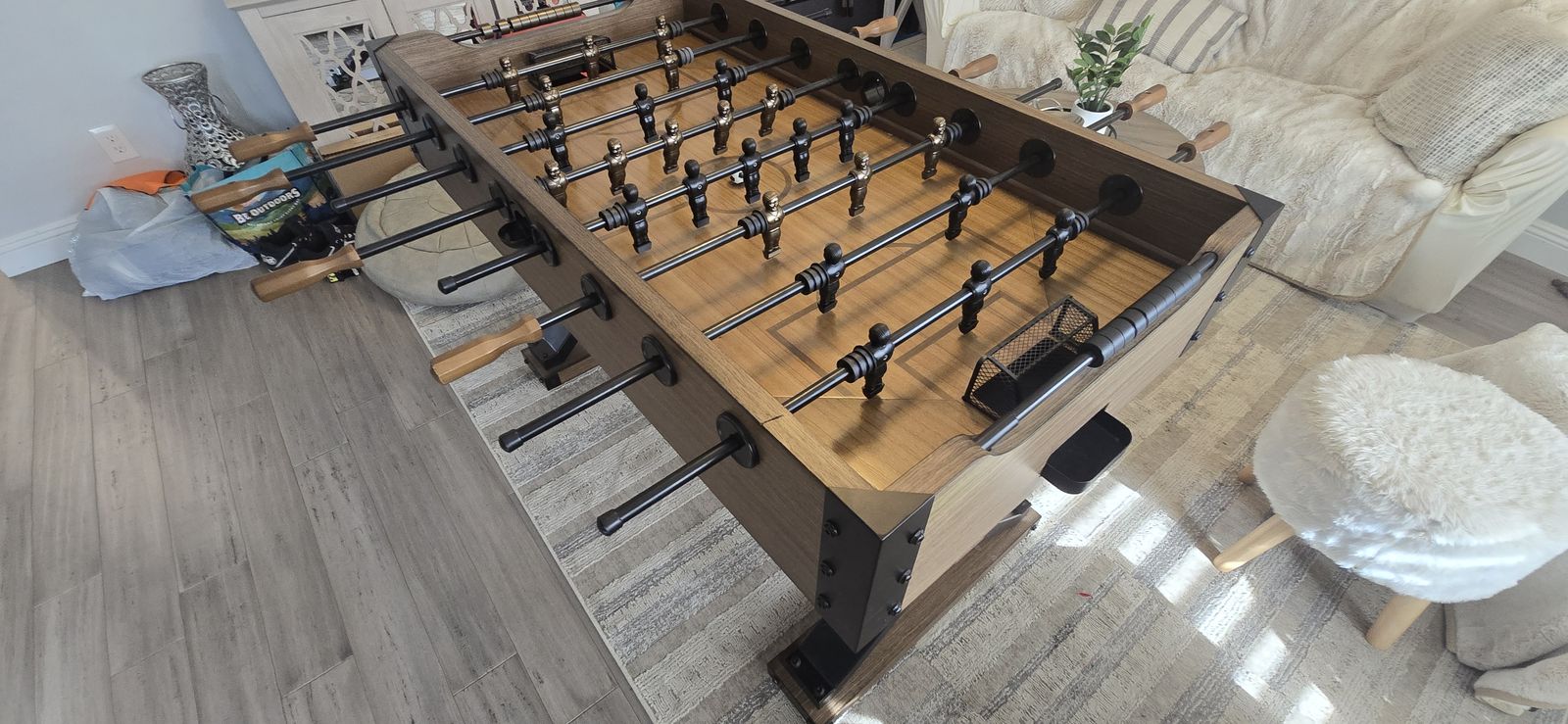 Fooseball table
