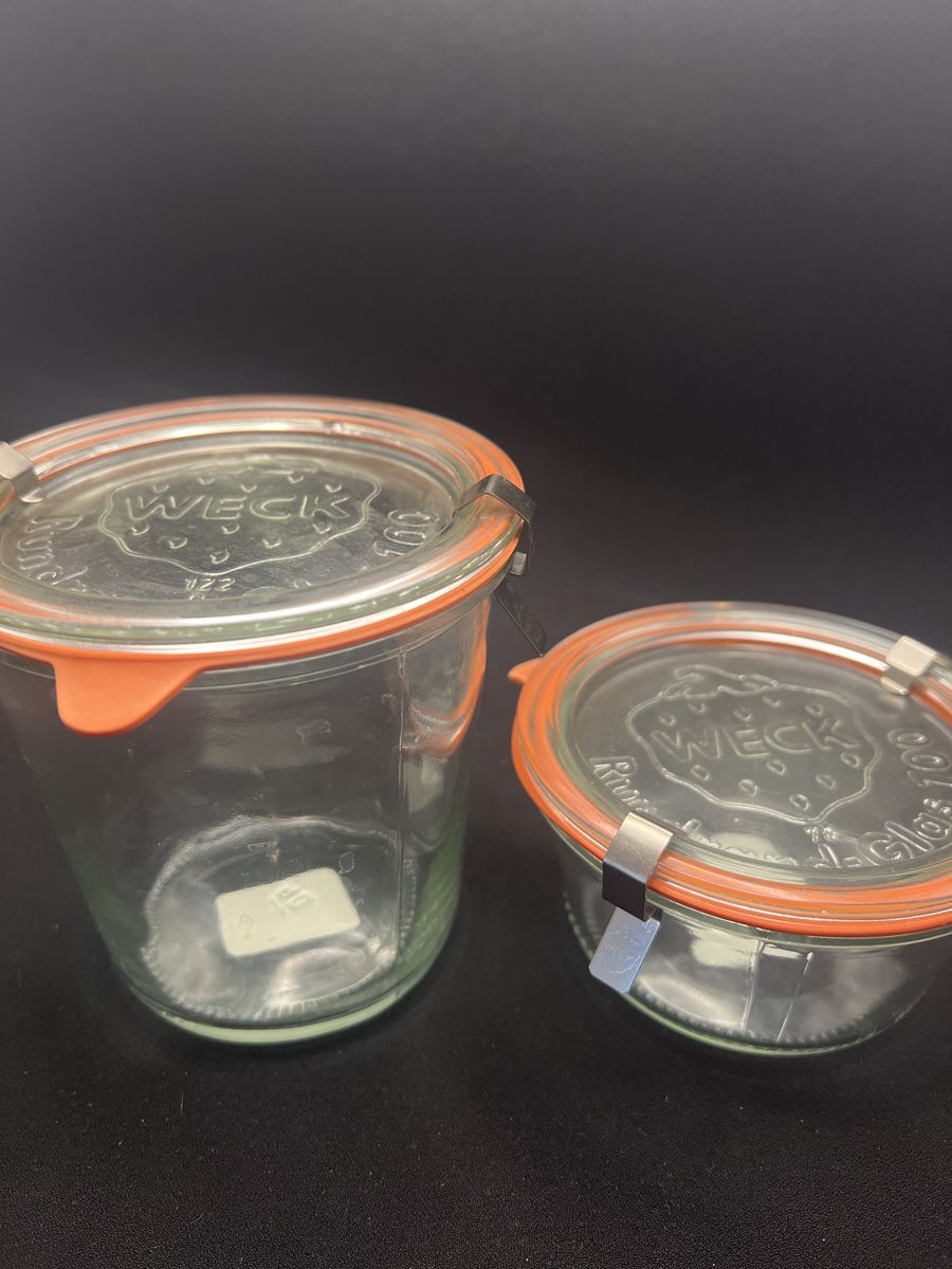 Weck mold jars canning food storage