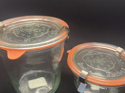 Weck mold jars canning food storage