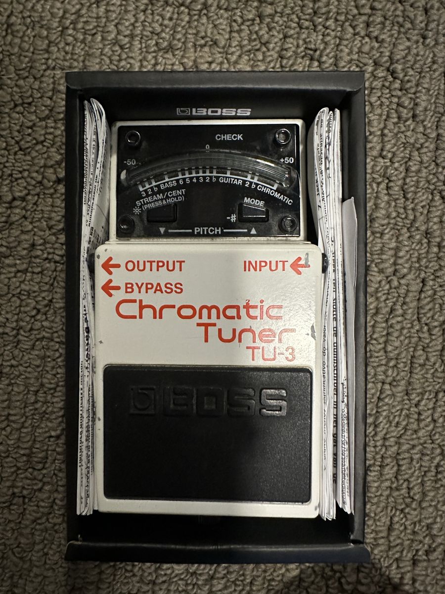 Boss TU-3 Chromatic Tuner Guitar Pedal with Original Box