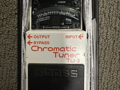 Boss TU-3 Chromatic Tuner Guitar Pedal with Original Box