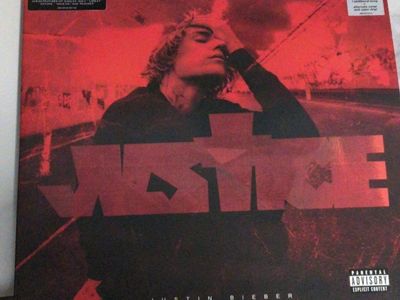 Like New Justin Bieber Justice Target Vinyl!!
