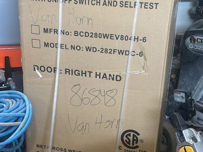 Everchill 12V DC Refrigerator Model WD-282FWDC-6 Right Hand Door