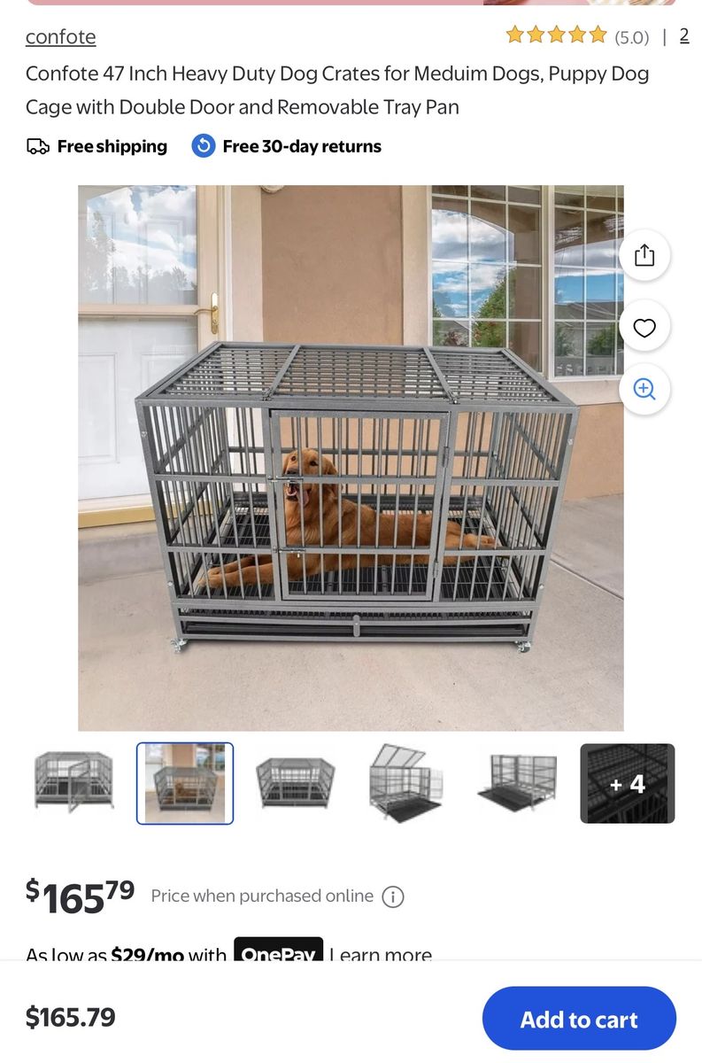 47 Inch Heavy Duty Dog Crates