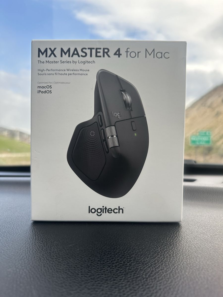 Logitech MX Master 4 for Mac Wireless Mouse Bluetooth New Sealed