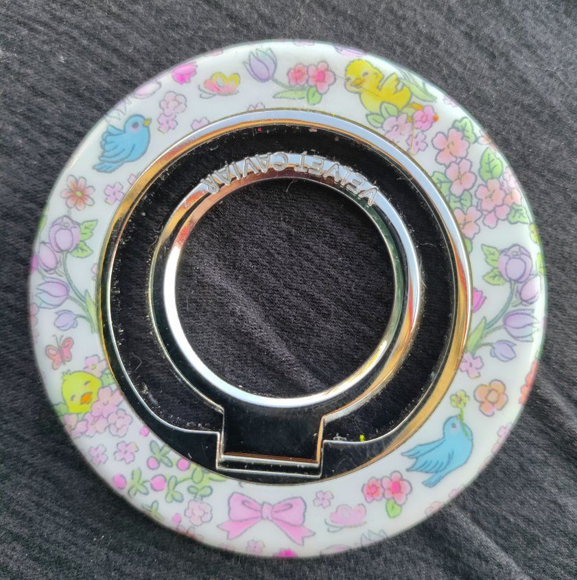 Velvet Caviar Floral & Bird Design Phone Ring Holder/Kickstand - Universal Fit