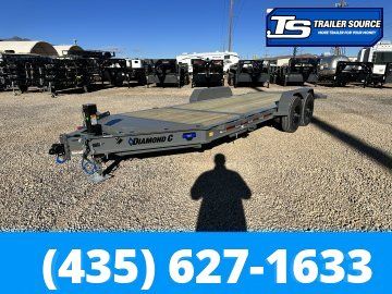 7x20 Diamond C HDT 208 Tilt Trailer - 18K GVWR - 18 Ply Tires
