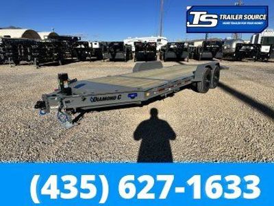 7x20 Diamond C HDT 208 Tilt Trailer - 18K GVWR - 18 Ply Tires