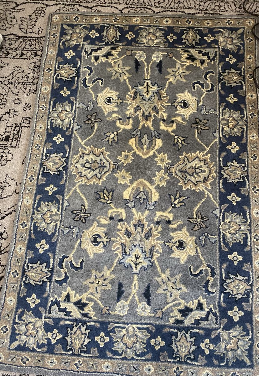 Safavieh Monaco 2'2"*8 Navy/Light Blue Runner Rug