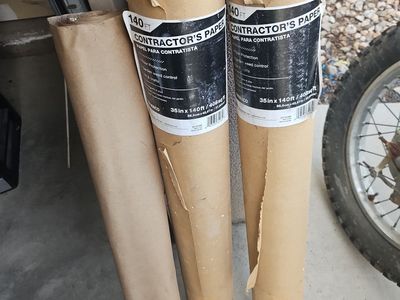 Trimaco 35 in x 140 ft Contractor's Paper Rolls - Floor Protection (3 Rolls)