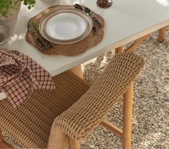 Lulu and Georgia 4pc Tyna Rattan Placemats