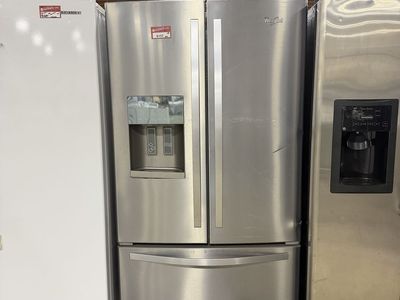 BIG SAVINGS! NICE WHIRLPOOL FRENCH DOOR FRIDGE