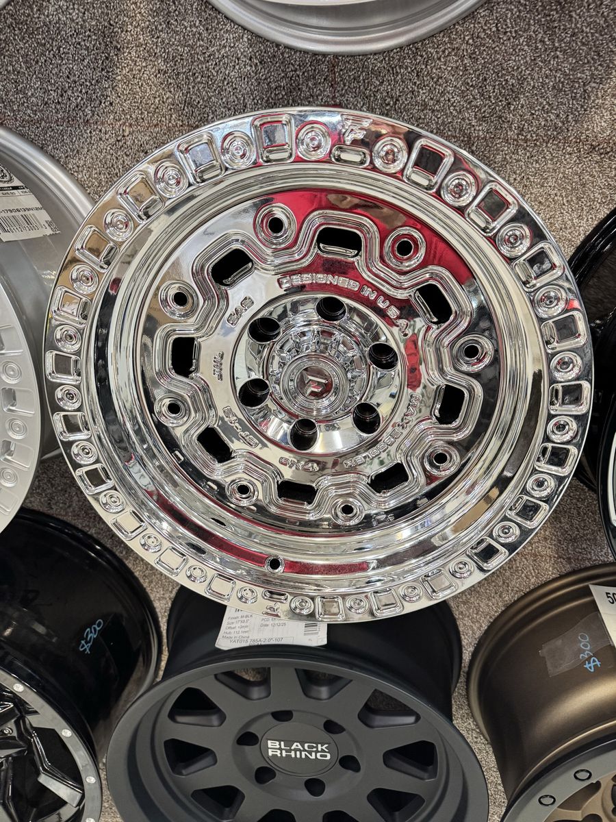 FITTIPALDI Off-Road Mirror coat Wheel Rim 17x9 . Brand new set of 4.