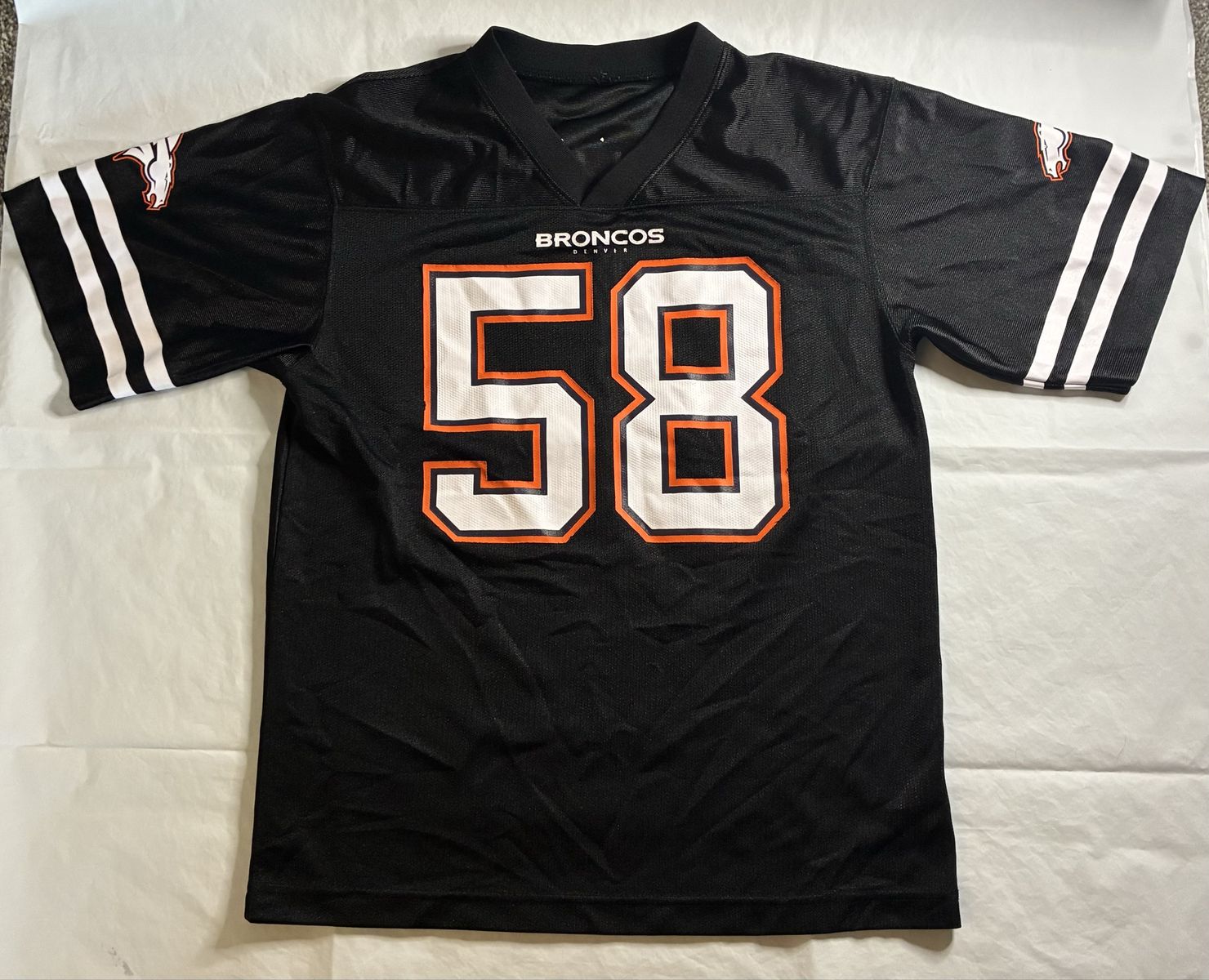 Von Miller #58 Denver Broncos Jersey – Youth XL 18/20 – Black – NFL