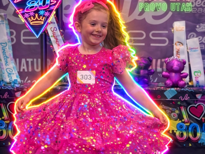 Back To The 80’s Kids Pageant – Provo | May 2 | All Natural (No Makeup)