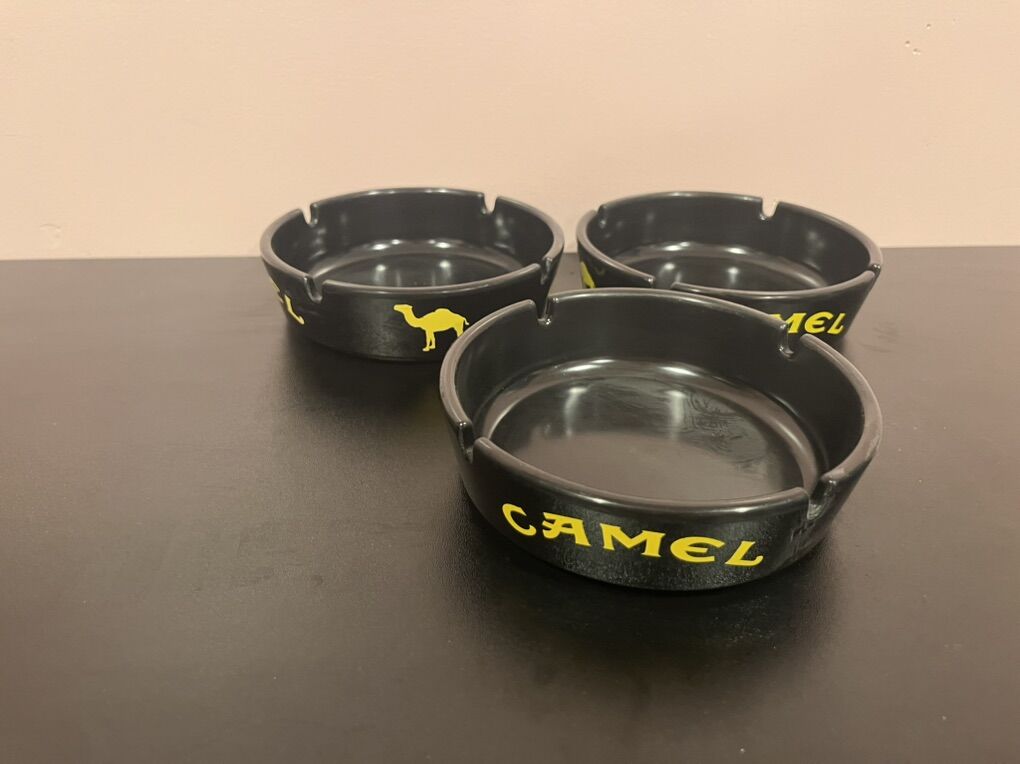 Brand New Canel Black Ashtrays