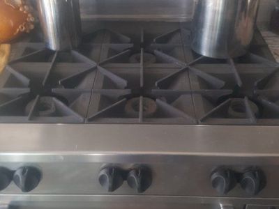 Wolf 36" commercial Stainless Steel Gas Range l 6-Burner Stove with Oven