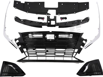 2023-2024 Nissan Altima SL/SV Front Bumper Chrome Grille Trim / Fog Light Cover Molding – New