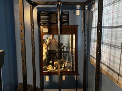 Power Cage Squat Rack - Pulley System Included