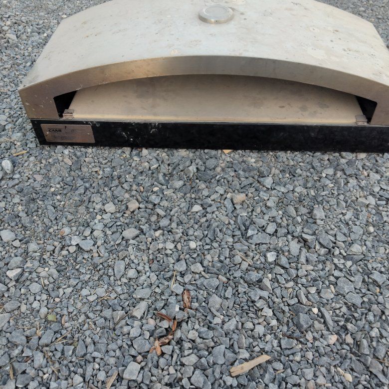 Camp Chef Stainless Steel Tabletop Outdoor Pizza Oven Attachment with Baking Stone