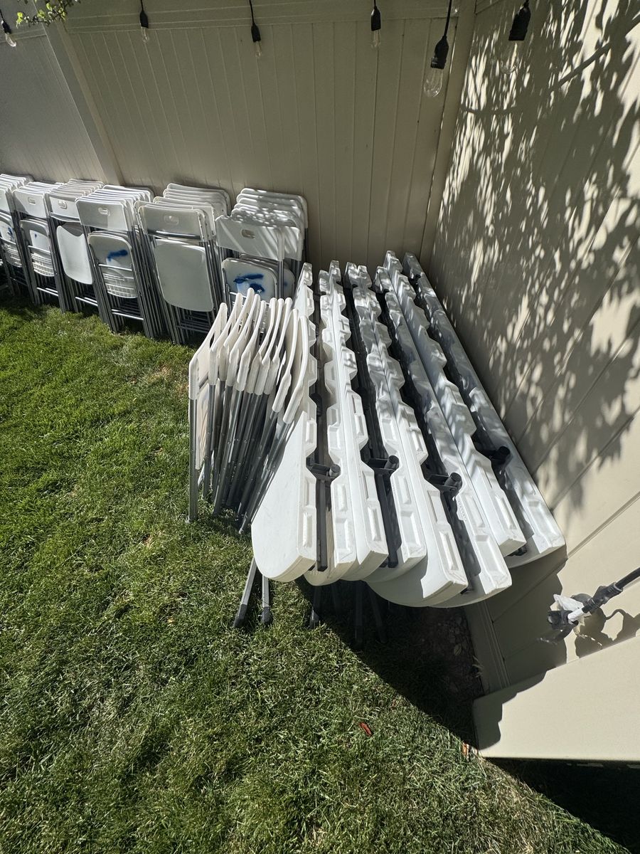 TABLES AND CHAIRS FOR RENT 