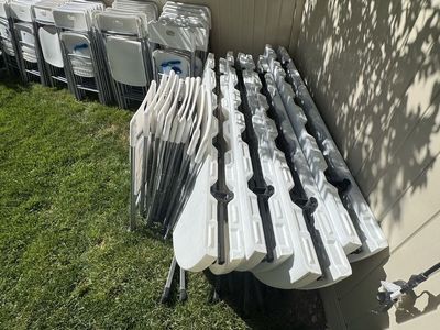 TABLES AND CHAIRS FOR RENT