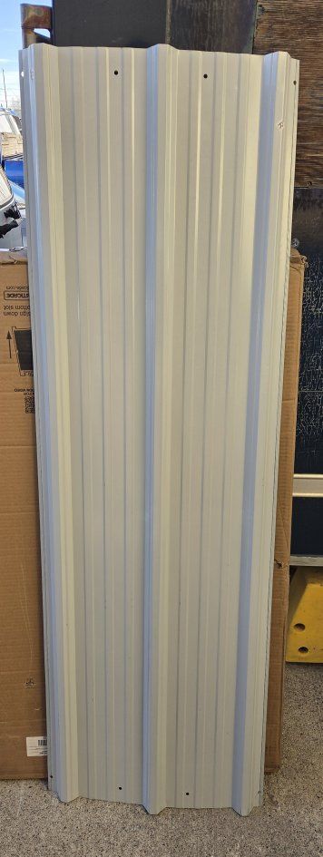 metal sheets 19" W × 60" L