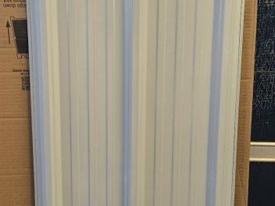 metal sheets 19" W × 60" L
