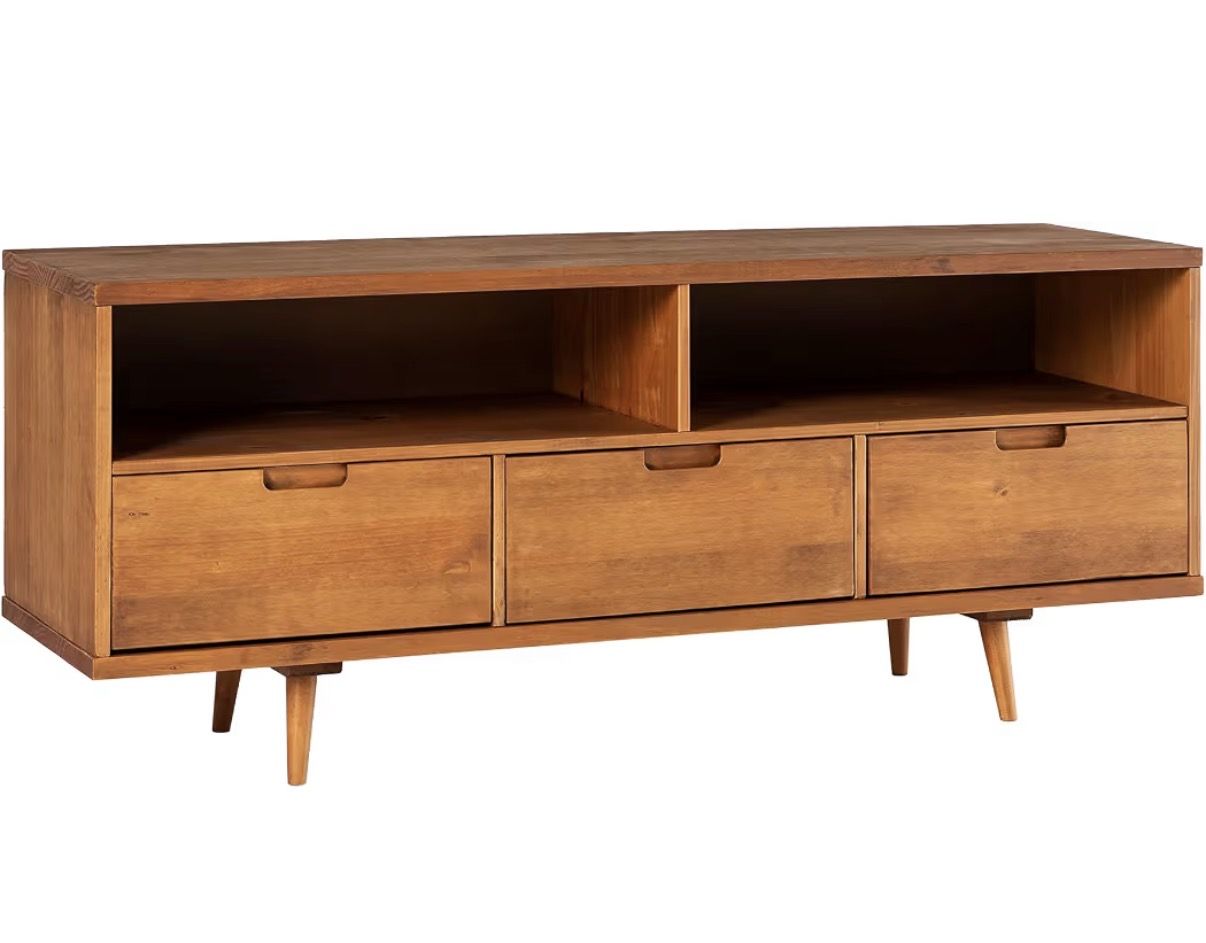 Walker Edison Mid-Century Modern TV Console – 58"